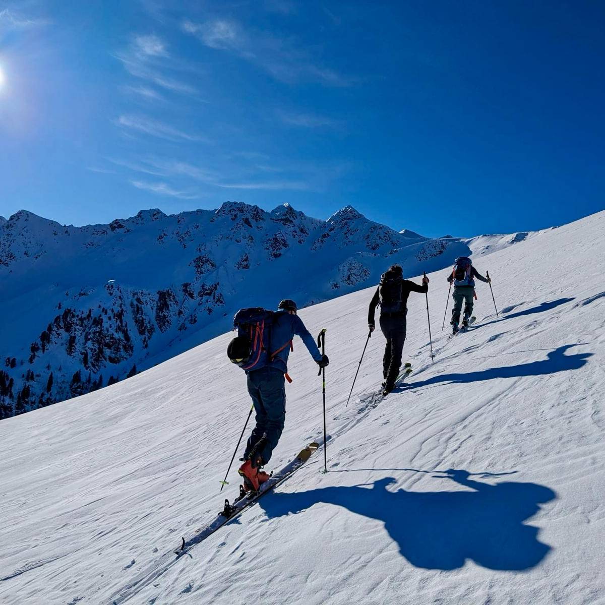 Skitour auf den Standkopf am 28.01.2024 mit Helga Schweiger
