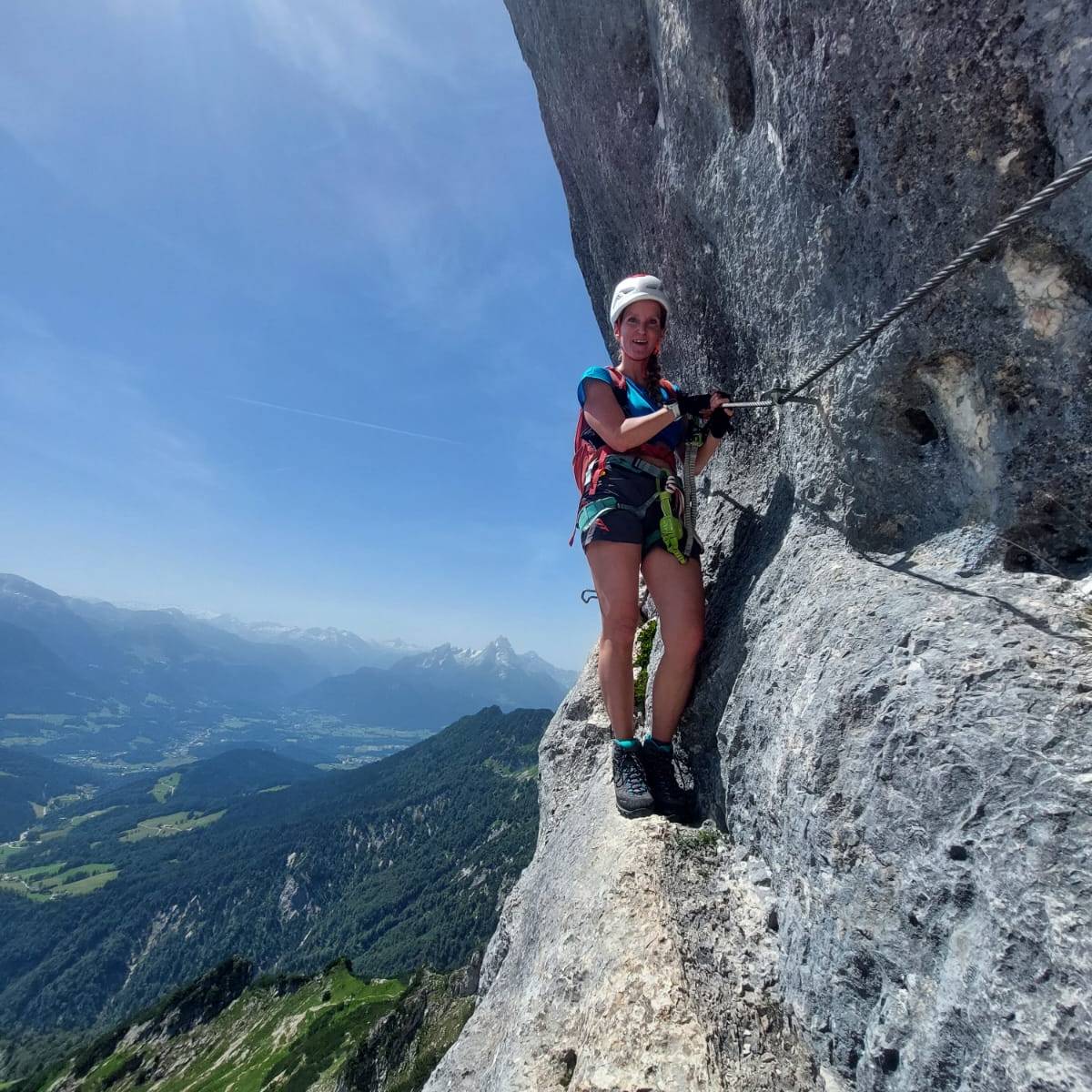 Klettersteig Berchtesgadener Hochthron am 29.06.2024 mit Sylivia Klimesch